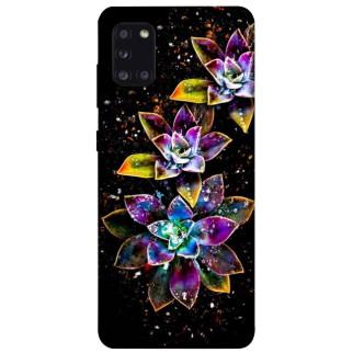 Чохол itsPrint Flowers on black для Samsung Galaxy A31 - Інтернет-магазин спільних покупок ToGether