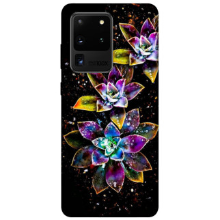 Чохол itsPrint Flowers on black для Samsung Galaxy S20 Ultra - Інтернет-магазин спільних покупок ToGether