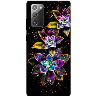 Чохол itsPrint Flowers on black для Samsung Galaxy Note 20 - Інтернет-магазин спільних покупок ToGether