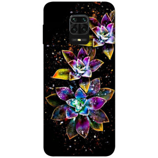 Чохол itsPrint Flowers on black для Xiaomi Redmi Note 9s / Note 9 Pro / Note 9 Pro Max - Інтернет-магазин спільних покупок ToGether