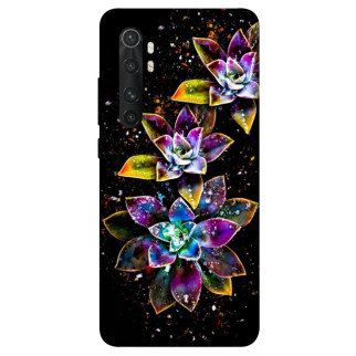 Чохол itsPrint Flowers on black для Xiaomi Mi Note 10 Lite - Інтернет-магазин спільних покупок ToGether