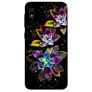 Чохол itsPrint Flowers on black для Samsung Galaxy A10 (A105F) - Інтернет-магазин спільних покупок ToGether