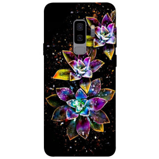 Чохол itsPrint Flowers on black для Samsung Galaxy S9+ - Інтернет-магазин спільних покупок ToGether