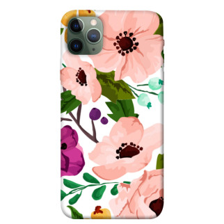 Чохол itsPrint Акварельні квіти для Apple iPhone 11 Pro Max (6.5") - Інтернет-магазин спільних покупок ToGether