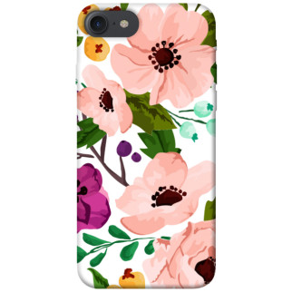 Чохол itsPrint Акварельні квіти для Apple iPhone 7 / 8 (4.7") - Інтернет-магазин спільних покупок ToGether