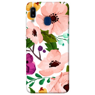 Чохол itsPrint Акварельні квіти для Samsung Galaxy A20 / A30 - Інтернет-магазин спільних покупок ToGether