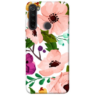 Чохол itsPrint Акварельні квіти для Xiaomi Redmi Note 8T - Інтернет-магазин спільних покупок ToGether