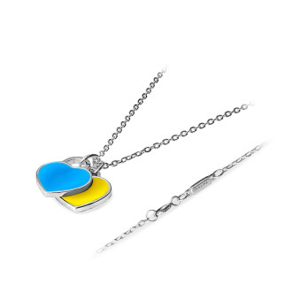 Срібне намисто "З Україною в серці" - Інтернет-магазин спільних покупок ToGether