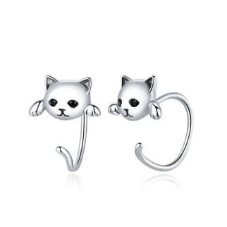 Срібні сережки  "Кошенята" - Інтернет-магазин спільних покупок ToGether