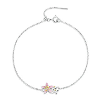 Регульований срібний браслет "Ніжність цвітіння" - Інтернет-магазин спільних покупок ToGether