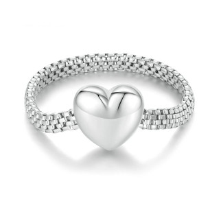 Срібна каблучка "Серце" - Інтернет-магазин спільних покупок ToGether
