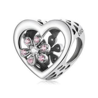 Срібна намистина "Серце" - Інтернет-магазин спільних покупок ToGether