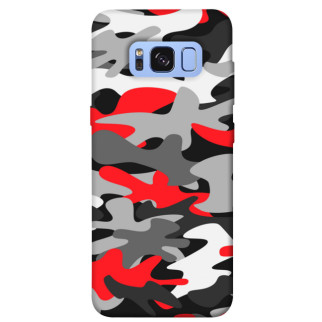 Чохол itsPrint Червоно-сірий камуфляж для Samsung G950 Galaxy S8 - Інтернет-магазин спільних покупок ToGether