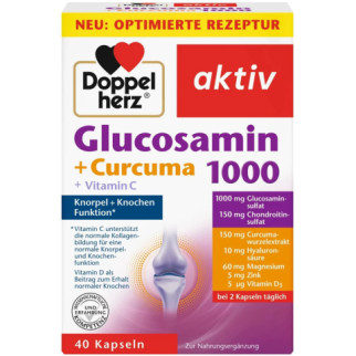 Doppelherz Glucosamin 1000+Curcuma+Chondroitin+Hyaluron Доппельгерц для лікування суглобів Глюкозамін+Хондроїтин+Куркума+Гіалурон - Інтернет-магазин спільних покупок ToGether