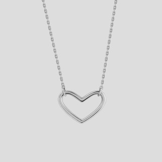 Срібне намисто "Серце" - Інтернет-магазин спільних покупок ToGether