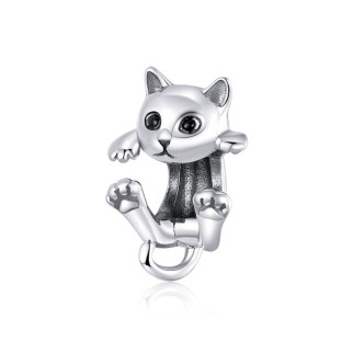 Срібна намистина "Котик" - Інтернет-магазин спільних покупок ToGether