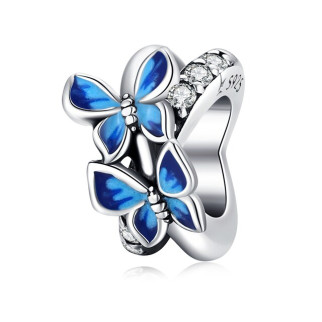 Срібна намистина "Метелики" - Інтернет-магазин спільних покупок ToGether