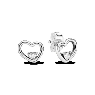 Срібні сережки "Асиметричні серця" - Інтернет-магазин спільних покупок ToGether