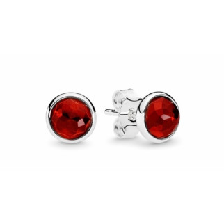 Срібні сережки "Червоне сяйво" - Інтернет-магазин спільних покупок ToGether