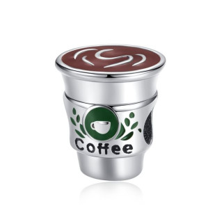Срібна намистина "Склянка кави" - Інтернет-магазин спільних покупок ToGether
