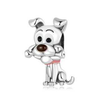 Срібна намистина "Милий пес" - Інтернет-магазин спільних покупок ToGether