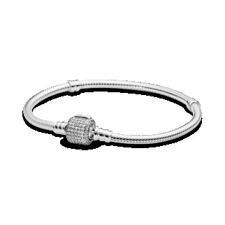 Срібний браслет із сяючою застібкою - Інтернет-магазин спільних покупок ToGether