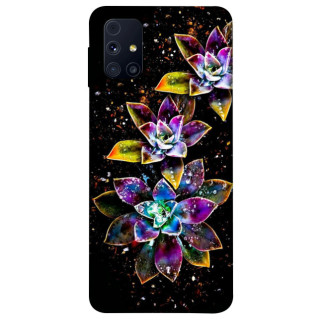 Чохол itsPrint Flowers on black для Samsung Galaxy M31s - Інтернет-магазин спільних покупок ToGether