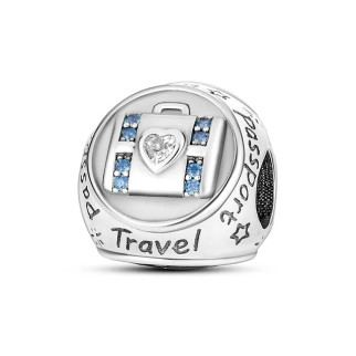 Срібна намистина "Я люблю подорожувати" - Інтернет-магазин спільних покупок ToGether