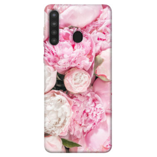 Чохол itsPrint Pink peonies для Samsung Galaxy A21 - Інтернет-магазин спільних покупок ToGether