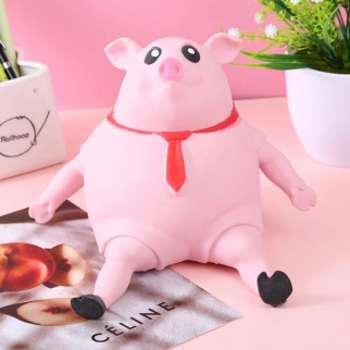 Іграшка-антистрес-квіш ВЕЛИКИЙ Рожева свиня Pink Pig BIG 50 см - Інтернет-магазин спільних покупок ToGether