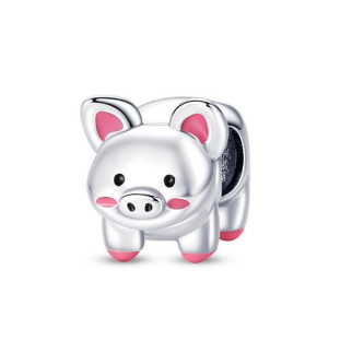Срібна намистина "Свинка" - Інтернет-магазин спільних покупок ToGether
