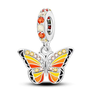 Срібна намистина-підвіска "Яскравий метелик" - Інтернет-магазин спільних покупок ToGether