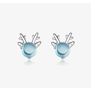 Срібні сережки "Оленята" - Інтернет-магазин спільних покупок ToGether