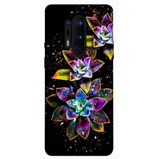 Чохол itsPrint Flowers on black для OnePlus 8 Pro - Інтернет-магазин спільних покупок ToGether