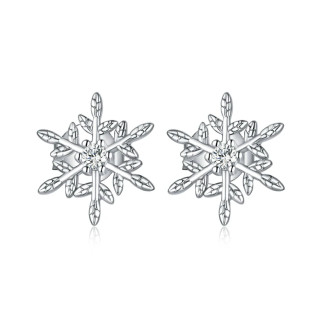 Срібні сережки "Сніжинки" - Інтернет-магазин спільних покупок ToGether