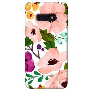 Чохол itsPrint Акварельні квіти для Samsung Galaxy S10e - Інтернет-магазин спільних покупок ToGether
