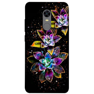 Чохол itsPrint Flowers on black для Xiaomi Redmi 5 Plus / Redmi Note 5 (Single Camera) - Інтернет-магазин спільних покупок ToGether