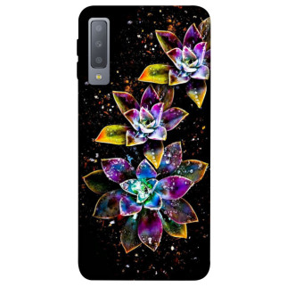 Чохол itsPrint Flowers on black для Samsung A750 Galaxy A7 (2018) - Інтернет-магазин спільних покупок ToGether