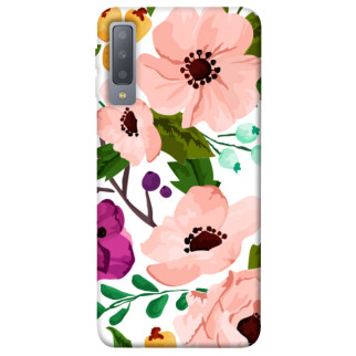 Чохол itsPrint Акварельні квіти для Samsung A750 Galaxy A7 (2018) - Інтернет-магазин спільних покупок ToGether