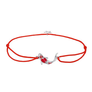 Регульований плетений браслет із червоною ниткою "Чарівна рибка" - Інтернет-магазин спільних покупок ToGether