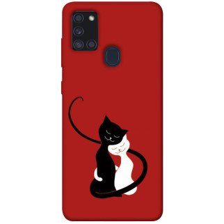 Чохол itsPrint Закохані коти для Samsung Galaxy A21s - Інтернет-магазин спільних покупок ToGether