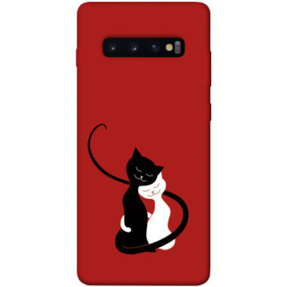 Чохол itsPrint Закохані коти для Samsung Galaxy S10+ - Інтернет-магазин спільних покупок ToGether
