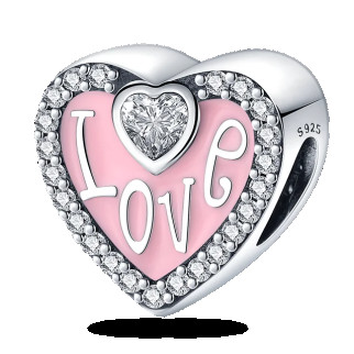 Срібна намистина "Кохання" - Інтернет-магазин спільних покупок ToGether