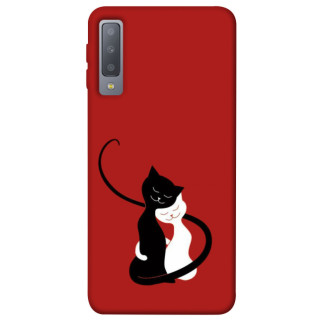 Чохол itsPrint Закохані коти для Samsung A750 Galaxy A7 (2018) - Інтернет-магазин спільних покупок ToGether
