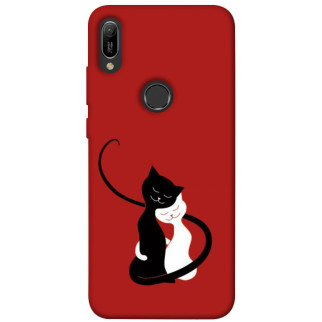 Чохол itsPrint Закохані коти для Huawei Y6 (2019) - Інтернет-магазин спільних покупок ToGether