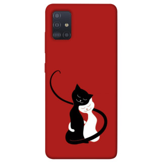 Чохол itsPrint Закохані коти для Samsung Galaxy M51 - Інтернет-магазин спільних покупок ToGether