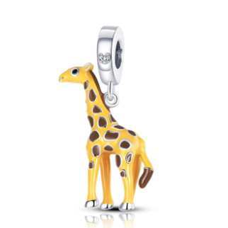 Срібна намистина-підвіска "Жираф" - Інтернет-магазин спільних покупок ToGether