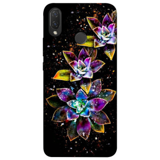 Чохол itsPrint Flowers on black для Huawei P Smart+ (nova 3i) - Інтернет-магазин спільних покупок ToGether