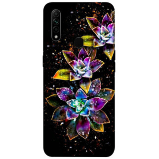 Чохол itsPrint Flowers on black для Oppo A31 - Інтернет-магазин спільних покупок ToGether