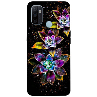 Чохол itsPrint Flowers on black для Oppo A53 / A32 / A33 - Інтернет-магазин спільних покупок ToGether